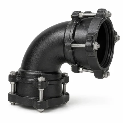 Codo de hierro dúctil MJ compatible con PVC C900 | HIDRALCO Colombia