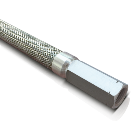 Manguera flexible de acero inoxidable para conexión de rociador contra incendio