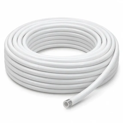 Rollo de tubería multicapa PEALPE blanca para instalaciones de gas natural y GLP