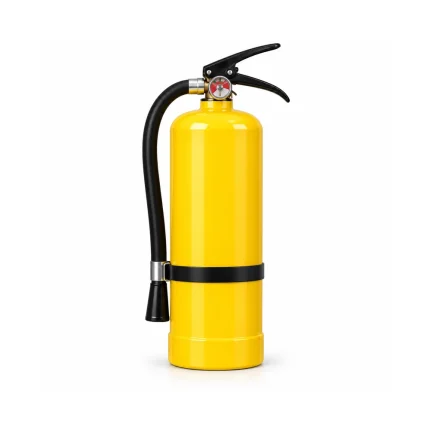 Extintor ABC multipropósito amarillo de 10 libras para gabinete contra incendio